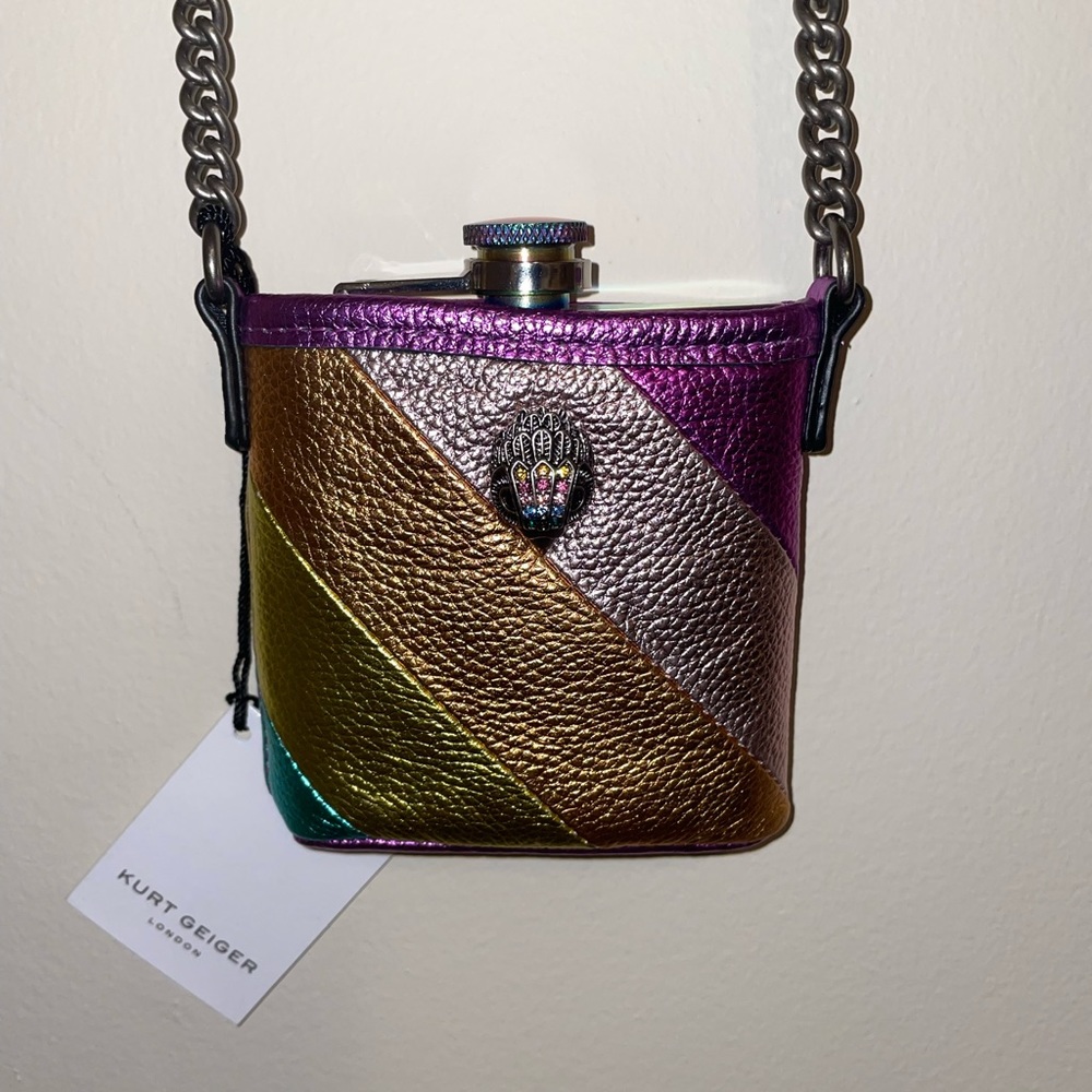 Kurt Geiger flask and flask bag